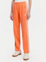 Adidas Spodnie dresowe adicolor Classics Firebird JC8286 Pomarańczowy Regular Fit. Brązowe spodnie dresowe adidas, bez wzorów, z dresówki. Za 179.99 zł.