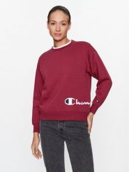 Champion Bluza Crewneck Sweatshirt 116587 Bordowy Regular Fit. Czerwone bluzy Champion, s, bez wzorów, z bawełny, bez ramiączek, bez kaptura. Za 259.99 zł.