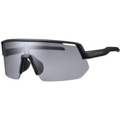 Rowerowe okulary przeciwsłoneczne TECHNIUM 2 L fotochromowe, czarne. Czarne okulary przeciwsłoneczne Shimano, bez wzorów. Za 506.50 zł.