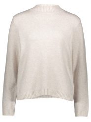 Street One Sweter w kolorze kremowym rozmiar: 40. Brązowe swetry Street One, bez wzorów, street, bez ramiączek. Za 127.65 zł.