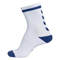 Skarpety sportowe dla dorosłych Hummel Elite Indoor Sock Low. Niebieskie skarpetki Hummel, bez wzorów, do piłki ręcznej. Za 40.00 zł.