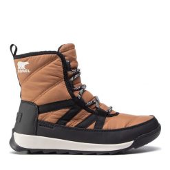 Śniegowce Sorel. Brązowe śniegowce Sorel, bez wzorów, bez zapięcia. Za 649.99 zł.