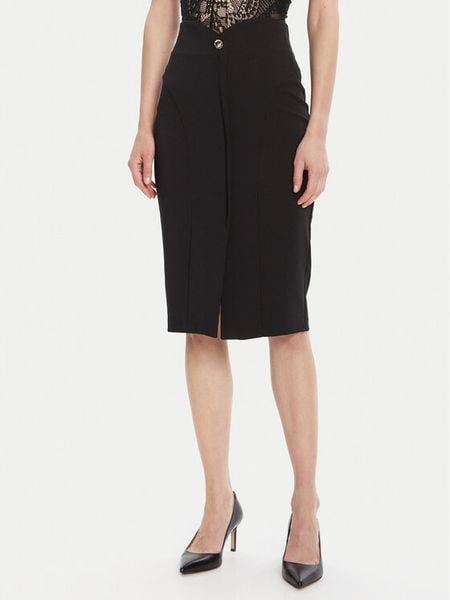 Rinascimento Spódnica ołówkowa CFC0125561003 Czarny Slim Fit. Czarne spódnice Rinascimento, s, bez wzorów, z syntetyku, ołówkowe. Za 329.99 zł.