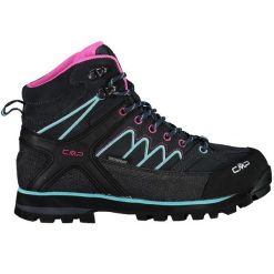 Buty trekkingowe damskie CMP Moon Mid WP. Czerwone buty trekkingowe CMP, bez zapięcia. Za 857.93 zł.