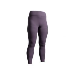 Legginsy do biegania damskie Kiprun Run 500 Warm ocieplane. Fioletowe legginsy KIPRUN, bez wzorów, z elastanu, sportowe. Za 139.99 zł.