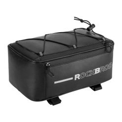 Torba rowerowa na bagażnik 9l ROCKBROS 30141700002. Czarne torebki klasyczne ROCKBROS, bez wzorów, sportowe, bez dodatków. Za 75.00 zł.