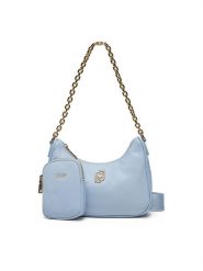 Liu Jo Torebka Ecs S Hobo AA5180 T4559 Błękitny. Niebieskie listonoszki Liu Jo, bez wzorów, z materiału, bez dodatków. Za 469.99 zł.