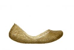 Baleriny Melissa Campana Flow Ad Gold 010427, Złoty, Guma. Żółte baleriny Melissa, bez wzorów, z gumy, bez obcasa, bez zapięcia. W wyprzedaży za 229.00 zł.