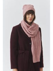 TATUUM Szal w kolorze jasnoróżowym - 188 x 25 cm rozmiar: onesize. Różowe szaliki i kominy Tatuum, bez wzorów, z materiału. Za 117.73 zł.