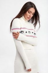 Golf CHIARA FERRAGNI. Swetry Chiara Ferragni, m, bez wzorów, bez ramiączek. W wyprzedaży za 686.07 zł.