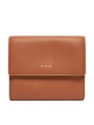 Furla Portfel Goccia M Compact WP00469 BX3036 KH RY000 Brązowy. Brązowe portfele Furla, bez wzorów, ze skóry. Za 519.99 zł.