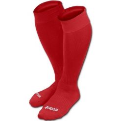 Skarpety getry piłkarskie Joma Socks Classic długie treningowe. Czerwone skarpetki Joma, bez wzorów. Za 29.99 zł.