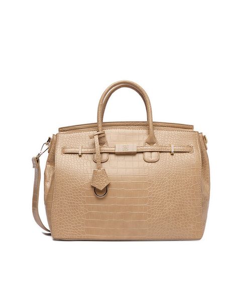 Nine West Torebka CEO-Melia-LDA8377 Beżowy. Brązowe torebki klasyczne Nine West, bez wzorów, z materiału, bez dodatków. Za 279.99 zł.