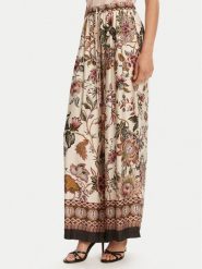 ViCOLO Spodnie palazzo TD0829 Beżowy Wide Leg. Brązowe spodnie materiałowe ViCOLO, bez wzorów, z materiału. Za 399.99 zł.