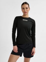Damska koszulka z długim rękawem Hummel TE Tola. Czarne t-shirty sportowe Hummel, xs, bez wzorów, z materiału, bez ramiączek, na fitness i siłownię. Za 121.00 zł.