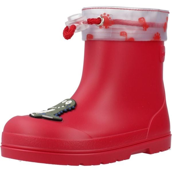 Buty IGOR MENDI DINO Czerwony. Czerwone buty trekkingowe IGOR, bez wzorów, z syntetyku, bez zapięcia, trekkingowe. Za 172.46 zł.