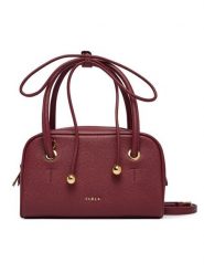 Furla Torebka Poppy Mini WE00915 BX4573 CN 4908S Czerwony ciemny. Czerwone torebki klasyczne Furla, bez wzorów, ze skóry, bez dodatków. Za 1,169.00 zł.