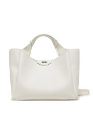 DKNY Torebka R51DYJ07 Szary. Szare torebki klasyczne DKNY, bez wzorów, ze skóry, bez dodatków. Za 439.99 zł.