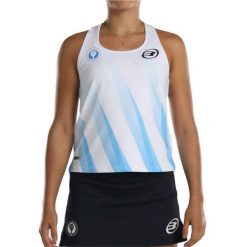 Bullpadel Abita T-shirt. Białe t-shirty bullpadel, bez wzorów, sportowe, bez kołnierzyka, bez ramiączek. W wyprzedaży za 195.50 zł.