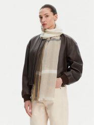 Barbour Szal Maisy LSC0469BE32 Beżowy. Brązowe szaliki i kominy Barbour, bez wzorów, z materiału. Za 309.99 zł.