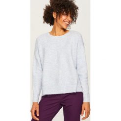 Sweter - Niebieski. Niebieskie swetry Reserved. Za 79.99 zł.