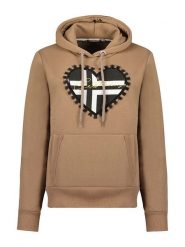 Geographical Norway Bluza "Geduction" w kolorze jasnobrązowym rozmiar: S. Brązowe bluzy Geographical Norway, s, bez wzorów, z bawełny, bez ramiączek, z kapturem. Za 75.34 zł.