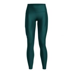 Damskie legginsy z wysokim stanem Under Armour HeatGear®. Białe legginsy Under Armour, bez wzorów, sportowe. Za 229.95 zł.