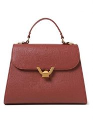 COCCINELLE Skórzana torebka w kolorze jasnobrązowym - 29 x 21 x 12,5 cm rozmiar: onesize. Brązowe torebki klasyczne Coccinelle, bez wzorów, z materiału, przez ramię, bez dodatków. Za 983.70 zł.