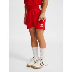 Szorty dla dzieci Hummel Lead 2.0. Czerwone szorty Hummel, bez wzorów, sportowe. Za 95.50 zł.