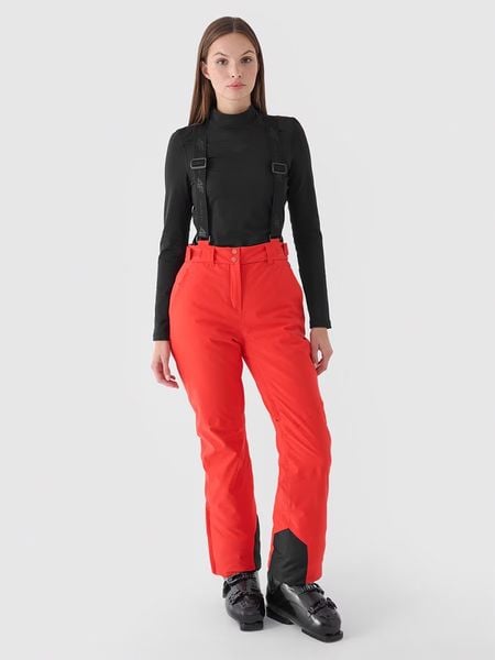 4F Spodnie narciarskie w kolorze czerwonym rozmiar: L. Czerwone spodnie dresowe 4f, bez wzorów, narciarskie. Za 257.31 zł.