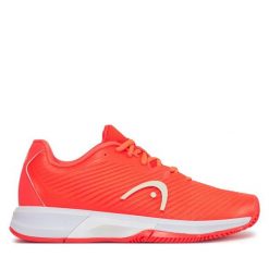 Buty do tenisa Head. Czerwone buty treningowe Head, bez wzorów, bez zapięcia, tenisowe. Za 339.99 zł.