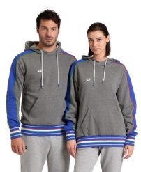Bluza Arena Hooded Sweat Inserts z kapturem. Niebieskie bluzy z kapturem Arena, l, bez wzorów, z bawełny, z kapturem, na fitness i siłownię. Za 280.99 zł.