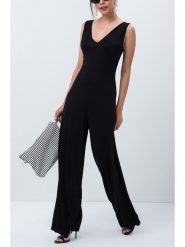 Milan Kiss Kombinezon w kolorze czarnym rozmiar: XL. Czarne kombinezony Milan Kiss, xl, bez wzorów, bez kołnierzyka, bez ramiączek. Za 228.95 zł.