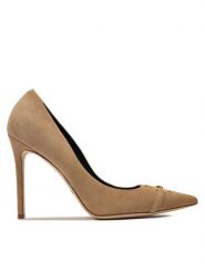 Elisabetta Franchi Szpilki SA-31B-46E2-V520 Brązowy. Brązowe szpilki Elisabetta Franchi, bez wzorów, ze skóry, bez obcasa, na szpilce, bez zapięcia. Za 2,449.00 zł.