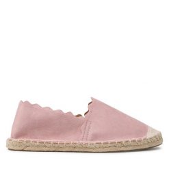 Espadryle Jenny Fairy. Czerwone espadryle Jenny Fairy, bez wzorów, bez obcasa. Za 99.99 zł.