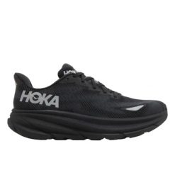 Hoka One One Clifton 9 Gore-Tex Black. Czarne buty sportowe lifestyle HOKA, bez wzorów, z gore-texu, sportowe, bez zapięcia. Za 1,031.47 zł.