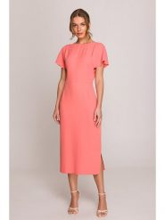 Stylove Sukienka w kolorze pomarańczowym rozmiar: L. Pomarańczowe sukienki Stylove, l, bez wzorów, bez kołnierzyka, bez ramiączek, maxi. Za 247.45 zł.