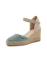 Natural world Czółenka w kolorze turkusowo-beżowym na koturnie rozmiar: 37. Brązowe czółenka Natural World, bez wzorów, klasyczne, bez obcasa, na koturnie, bez zapięcia. Za 165.99 zł.