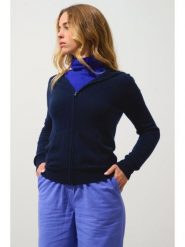 AUTHENTIC CASHMERE Kaszmirowy kardigan "Colombis" w kolorze granatowym rozmiar: XL. Niebieskie swetry AUTHENTIC CASHMERE, xl, bez wzorów, z kaszmiru, bez ramiączek. Za 398.77 zł.