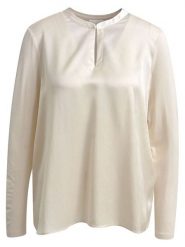 Milano Italy Bluzka w kolorze kremowym rozmiar: XS. Brązowe bluzki Milano Italy, xs, bez wzorów, z wiskozy, bez kołnierzyka, bez ramiączek. Za 173.99 zł.