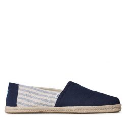 Espadryle Toms. Niebieskie espadryle TOMS, bez wzorów, bez obcasa. Za 279.99 zł.