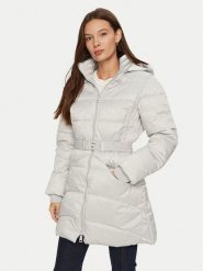 Guess Kurtka puchowa Seline W4BL58 WGL72 Szary Regular Fit. Szare kurtki Guess, l, z aplikacjami, z bawełny, bez kaptura. Za 529.99 zł.