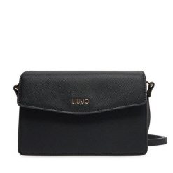 Torebka Liu Jo. Czarne listonoszki Liu Jo, bez wzorów, bez dodatków. Za 359.99 zł.