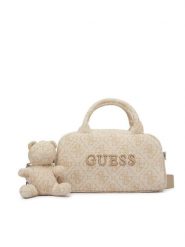 Guess Torebka V6YZ05 K4470 Beżowy jasny. Brązowe torebki klasyczne Guess, z aplikacjami, z materiału, bez dodatków. Za 344.99 zł.