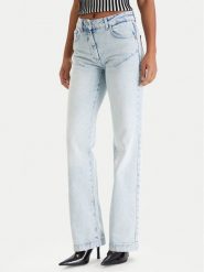 Patrizia Pepe Jeansy 8P0805/D1WZB-CB01 Niebieski Regular Fit. Niebieskie jeansy Patrizia Pepe, bez wzorów, z bawełny. Za 919.99 zł.