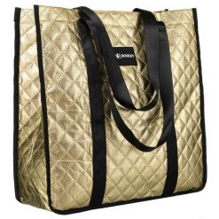 Pikowana torba damska na zakupy - Rovicky. Shopper bag ROVICKY, bez wzorów, z materiału, pikowane, bez dodatków. Za 59.00 zł.