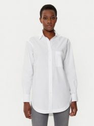 BOSS Koszula 50530981 Biały Relaxed Fit. Białe koszule Boss, bez wzorów, z bawełny, biznesowe, bez kołnierzyka, bez ramiączek. Za 359.99 zł.