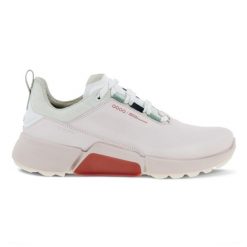 Damskie buty do golfa bez kolców Ecco Biom H4. Białe buty treningowe ECCO, bez wzorów, z gore-texu, bez zapięcia, na golfa, gore-tex. Za 798.50 zł.