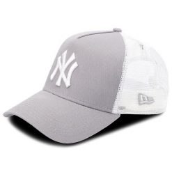 Czapka z daszkiem New Era. Szare czapki z daszkiem New Era, bez wzorów. Za 99.99 zł.