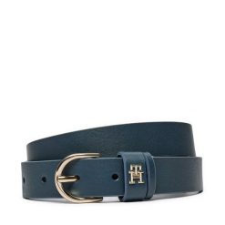 Pasek Damski Tommy Hilfiger. Niebieskie paski Tommy Hilfiger, bez wzorów. Za 129.99 zł.